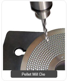 flat die drilling process