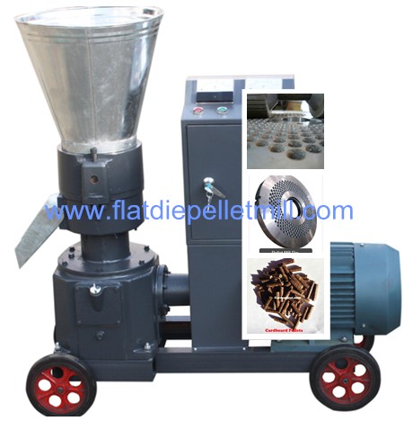 die running wood pellet mill